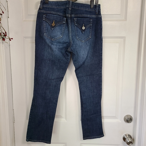 (877) Simply Vera by Vera Wang Woman's Boot Cut Jeans, Size: 4 Color: Blue - Picture 15 of 15